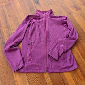 Patagonia Full Zip R1 Jacket size M Women's Purple Fushia